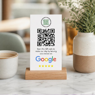 Cartão De Visita Avaliações do Google Código QR do link de avalia