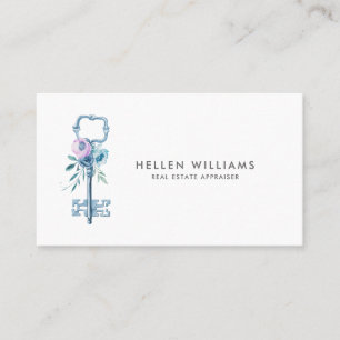 Cartão De Visita -Avaliador de propriedades de chave flexível