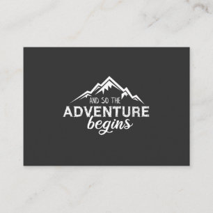 Cartão De Visita aventura começa
