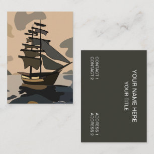 Cartão De Visita Aventura do Navio Pirata Pirata