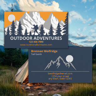 Cartão De Visita Aventuras ao Ar Livre