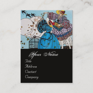 Cartão De Visita AVES primavera / DESIGNADOR DE CUSTOS DE MODA BELE