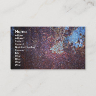 Cartão De Visita Azul