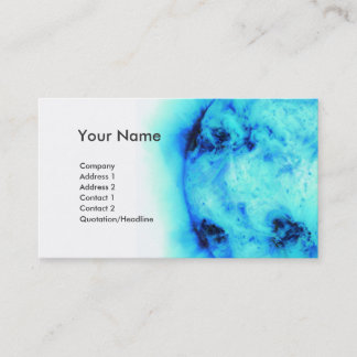 Cartão de visita azul 2 de Sun