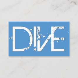 Cartão De Visita AZUL do estilo V64K do Grunge do INSTRUTOR do