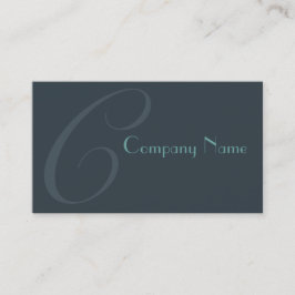 Cartão De Visita Azul Dois Tonelados