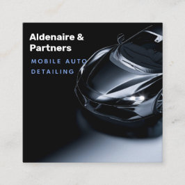 Cartão de visita Azul Escuro