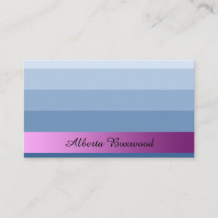 Cartão De Visita Azul Gradiente com Texto Personalizado de Banner R