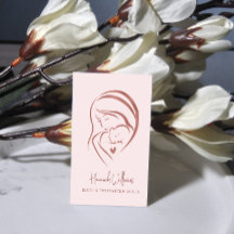 Azul rosa e Rosa Dourado e Postpartum Doula