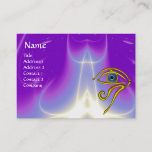 Cartão De Visita AZUL TALISMAN, violeta roxa branca