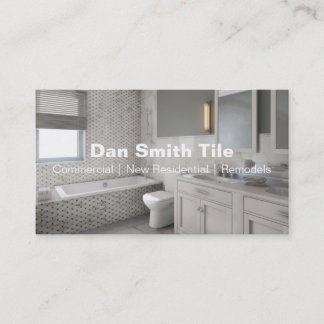 cartão de visita azulejo