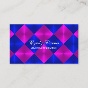 Cartão De Visita Azulejos de diamante