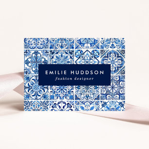 Cartão De Visita Azulejos do Mediterrâneo, Portugal, Azulejo, Majol