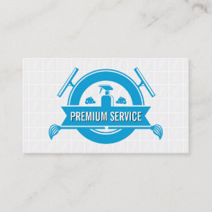 Cartão De Visita Azulejos   Preparações mais limpas   Mops e Spray