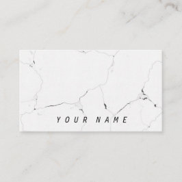 Cartão De Visita B&W mínimos refrigeram elegante lustroso de