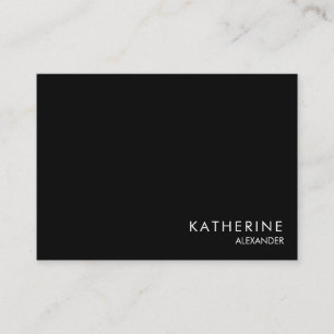 Cartão De Visita B/W simples e profissional