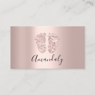 Cartão De Visita Babysitter Nanny Professional Daycare Feet