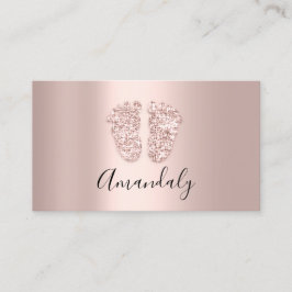 Cartão De Visita Babysitter Nanny Professional Daycare Feet