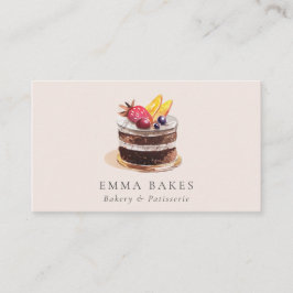 CARTÃO DE VISITA BACIA DE CUPCAKES FLORAL DO BOLO FLORAL DE FRUTA