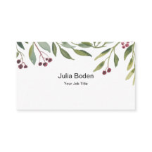 Bagas e Ramos Aquarela Elegante