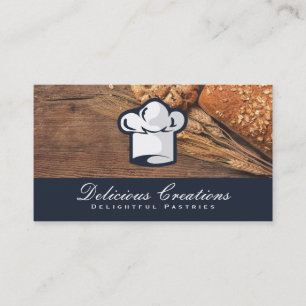 Cartão De Visita Baker   Compro de pastelaria