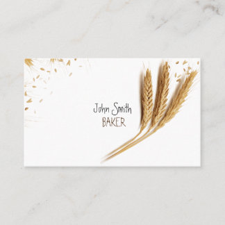 Cartão De Visita Baker (panadero) tarjeta visita