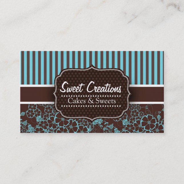 Cartão De Visita Bakery/Cakes/Sweets Creations (Frente)