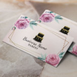 Cartão De Visita Bakery Chef Vintage Frame Geométrico Floral<br><div class="desc">Bakery Chef Vintage Floral Dourado Geométrico Cartões de visitas.</div>