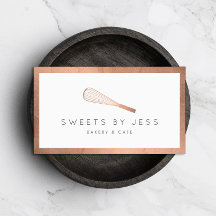 Bakery de Whisk Dourada rosa