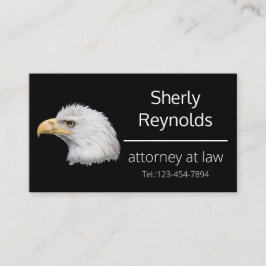Cartão De Visita Bald Eagle - tipo personalizável