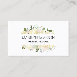Cartão De Visita Balilla Blossoms Planner de Casamento