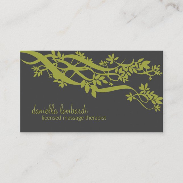 Cartão De Visita Bamboo Zen (Frente)