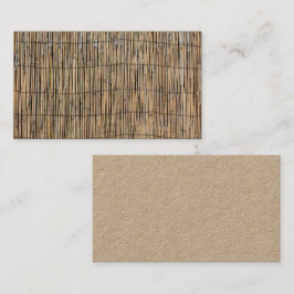 Cartão De Visita Bambu