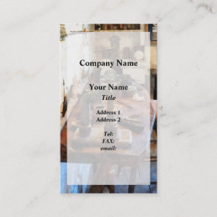 Cartão De Visita Banco no Laboratório de Dentes