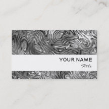 Banda branca impressão-cartão de visita-moldez