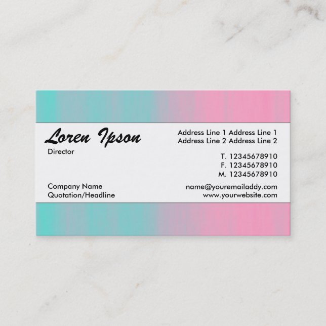 Cartão De Visita Banda central 084 (Frente)