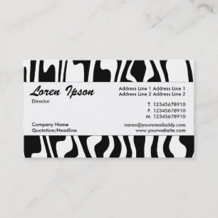 Cartão De Visita Banda central 106