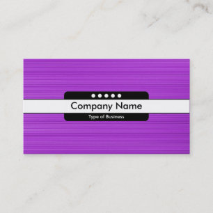 Cartão De Visita Banda central 5 pontos - Textura roxa escovada
