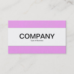 Cartão De Visita Banda central - Canvas pintada lilac