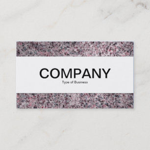 Cartão De Visita Banda central - Granito quente