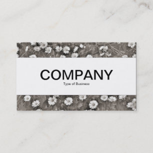 Cartão De Visita Banda central - O antigo das margaridas