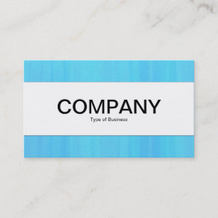 Cartão De Visita Banda central - Textura pintada azul