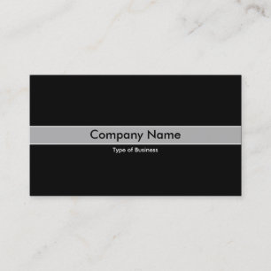 Cartão De Visita Banda da cinza - Preto