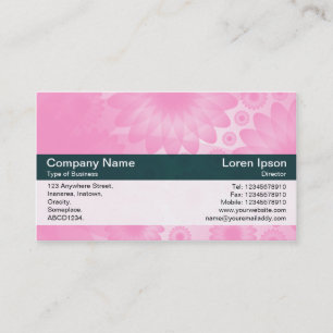 Cartão De Visita Banda de cores - Verde escuro