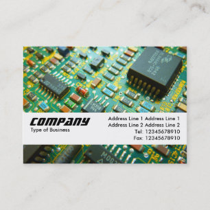 Cartão De Visita Banda de Textura - Circuito