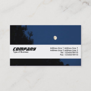 Cartão De Visita Banda de Textura - Noite de Verão
