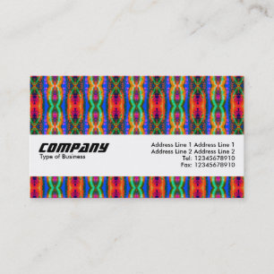 Cartão De Visita Banda de Textura - Tartan Inter-Galáctico