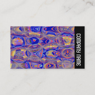 Cartão De Visita Banda lateral - Fractal Abstrato 061012a
