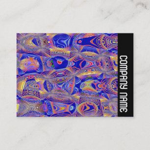 Cartão De Visita Banda lateral - Fractal Abstrato 061012a