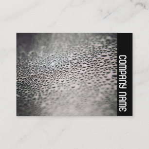 Cartão De Visita Banda lateral - Gotas de água no vidro 02